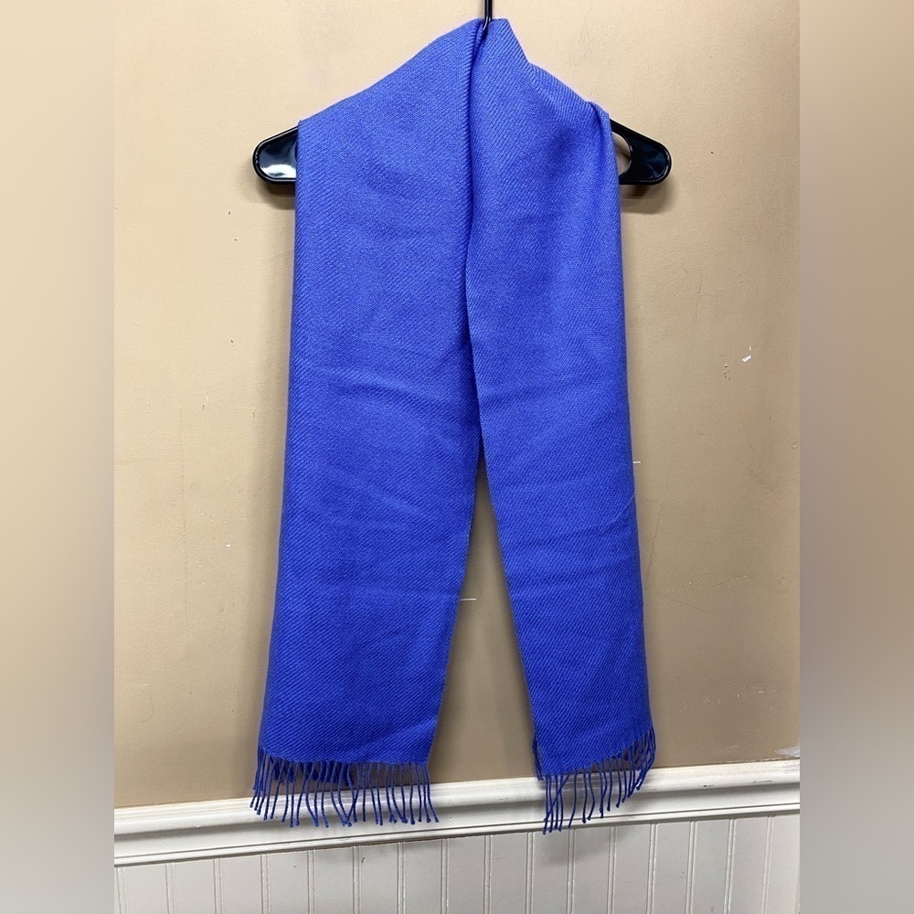 Matices De Los Andes Baby Alpaca Super Fine Scarf Purply Blue